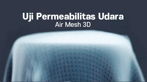 3D Air Mesh Air Permeability Test